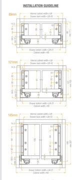 BOSE KITCHEN TANDUM DRAWERS