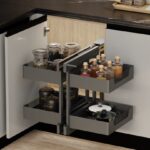 Ebco Magic Corner Double Pullout - Glass