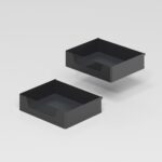 Ebco Magic Corner Double Pullout - Glass - Image 2