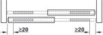 Häfele wardrobe Sliding fitting (2 door kit) - Image 3